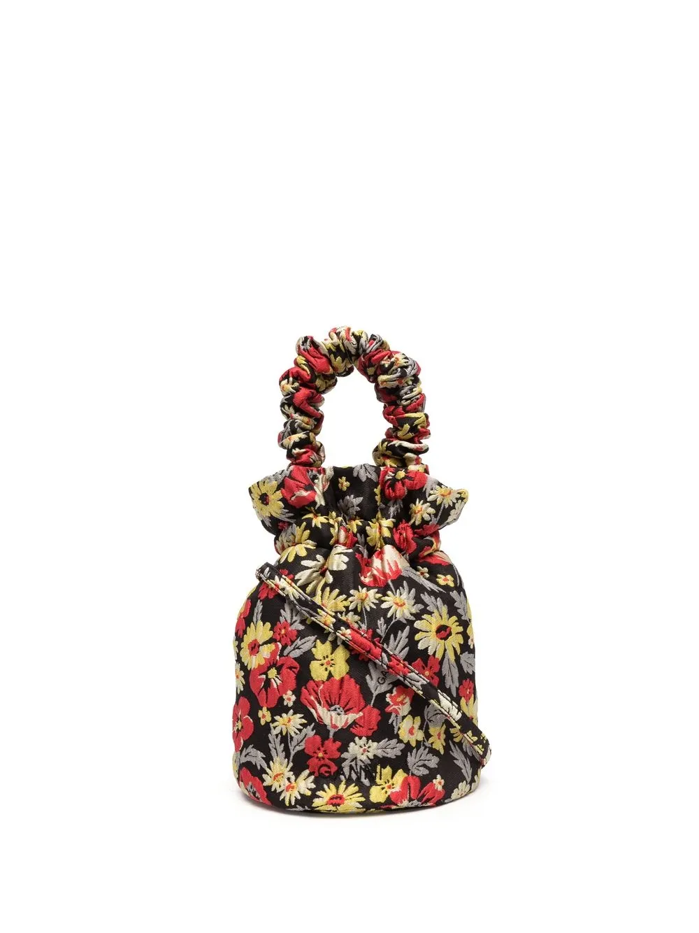 

GANNI tote con estampado floral - Negro