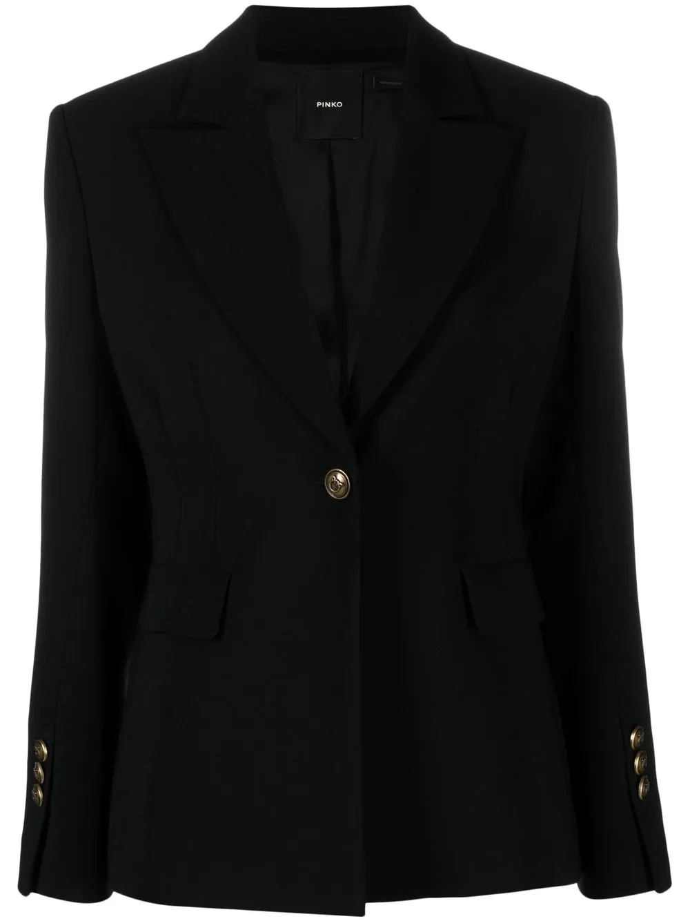 

PINKO blazer con botones - Negro