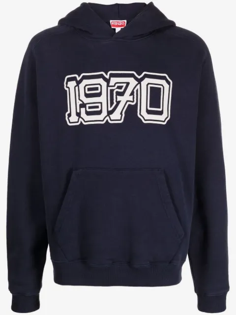 Kenzo 1970-print detail hoodie