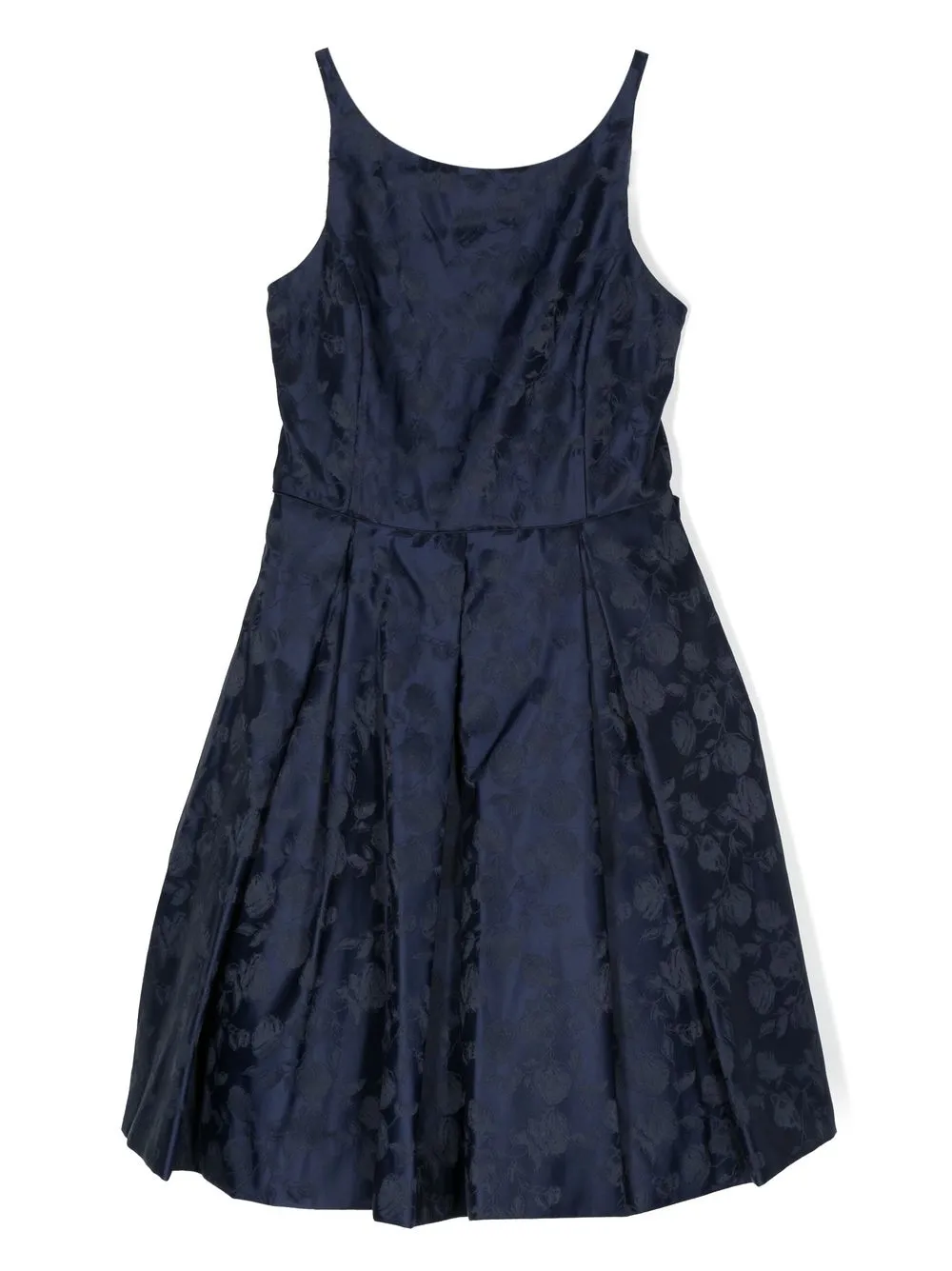 

Ralph Lauren Kids vestido de fiesta sin mangas con estampado floral - Azul