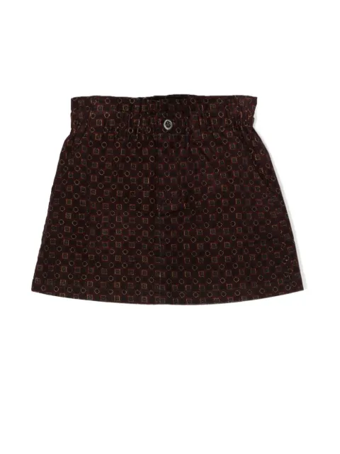 Ralph Lauren Kids A-line paperbag-waist skirt 