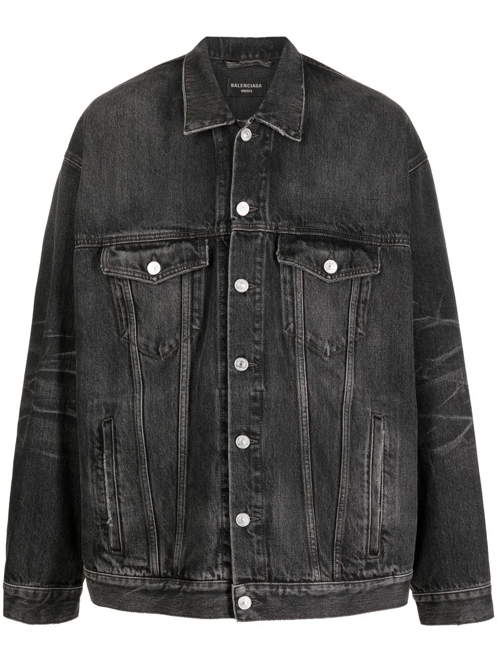 Balenciaga store denim coat