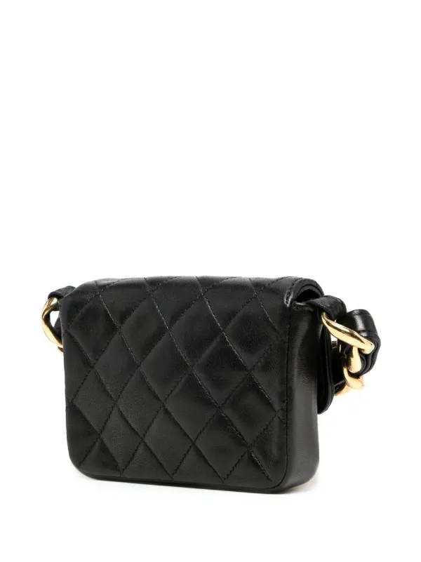 CHANEL Pre-Owned 1992 CC Turn-lock Mini Bag | White | FARFETCH