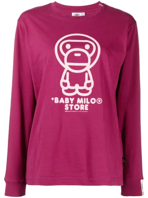 logo-print long-sleeve T-shirt