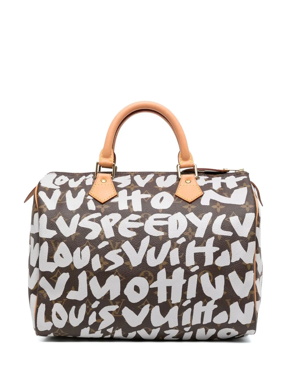 

Louis Vuitton bolsa Speedy 30 2001 pre-owned de Louis Vuitton x Stephen Sprouse - Marrón