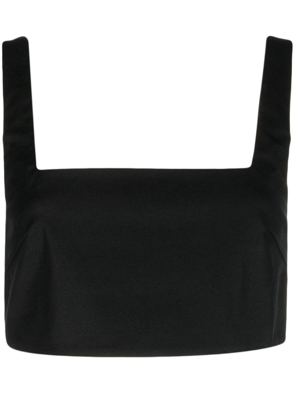 BONDI BORN Cayman cropped top - Black