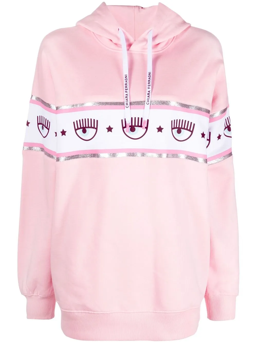 

Chiara Ferragni hoodie Logomania - Rosado