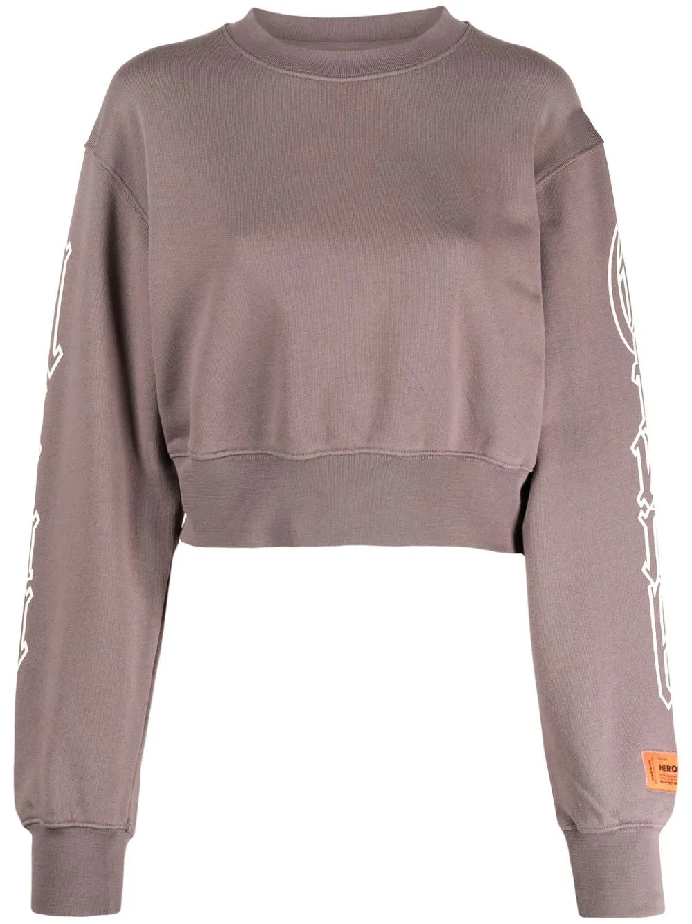 

Heron Preston sudadera con logo estampado - Gris