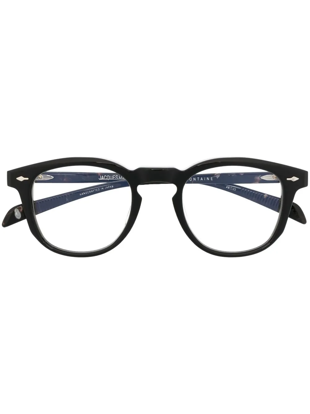 

Jacques Marie Mage lentes con armazón redonda - Negro