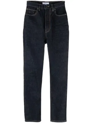 デニム・ジーパン ALAIA BLACK ZIP SPIRAL JEANS Alaïa Jeans with zip spiral black on UNGER.DE