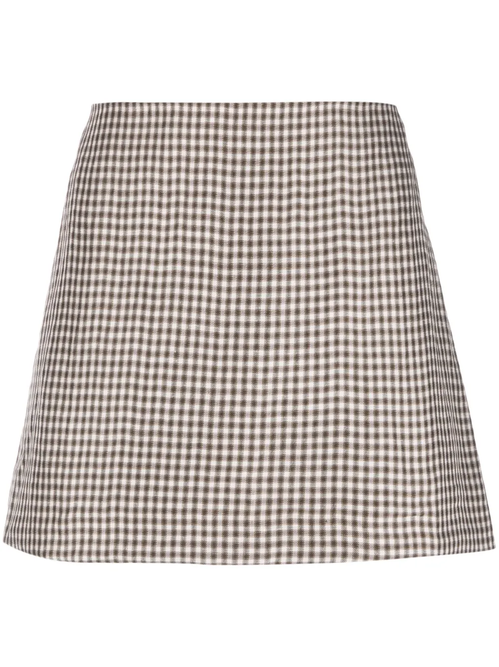 Acne Studios Geruite mini-rok Bruin