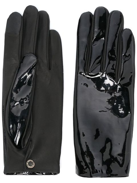 Agnelle Funky vinyl leather gloves