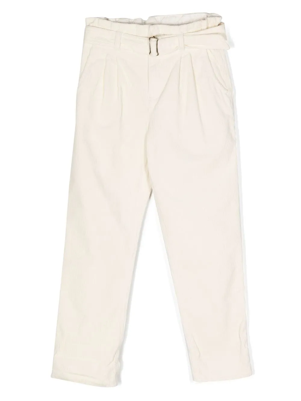 

Ralph Lauren Kids paperbag-waist straight-leg trousers - Neutrals