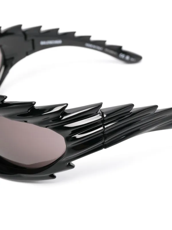 Balenciaga Eyewear Spike rectangle-frame Sunglasses - Farfetch