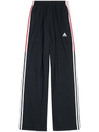 Balenciaga x Adidas side-stripe wide-leg Track Pants - Farfetch
