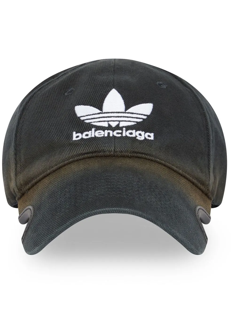 BALENCIAGA X ADIDAS LOGO-EMBROIDERED CUT-OUT CAP