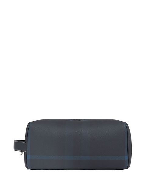 Burberry Check-print wash bag