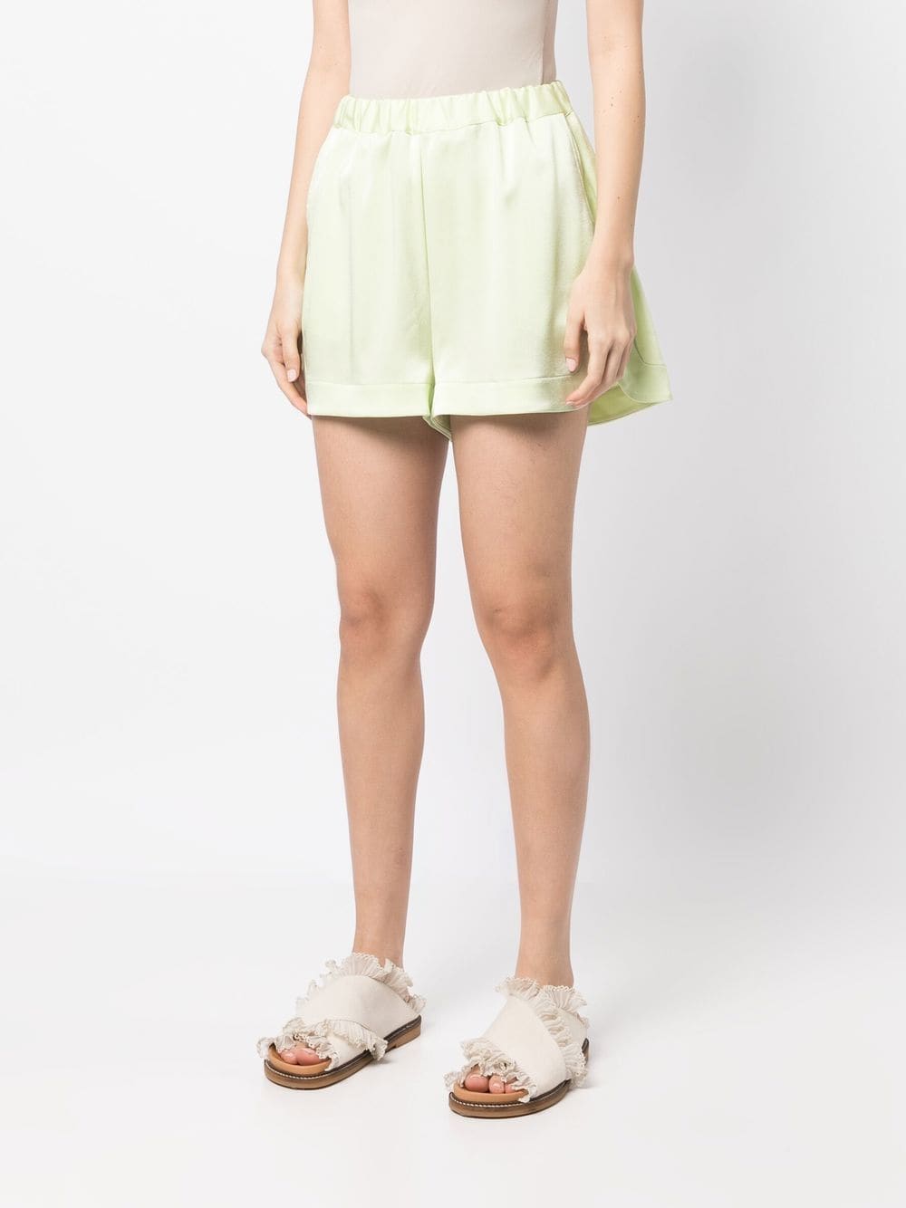 Shop Bondi Born Boracay High-waist Shorts Shorts In Green