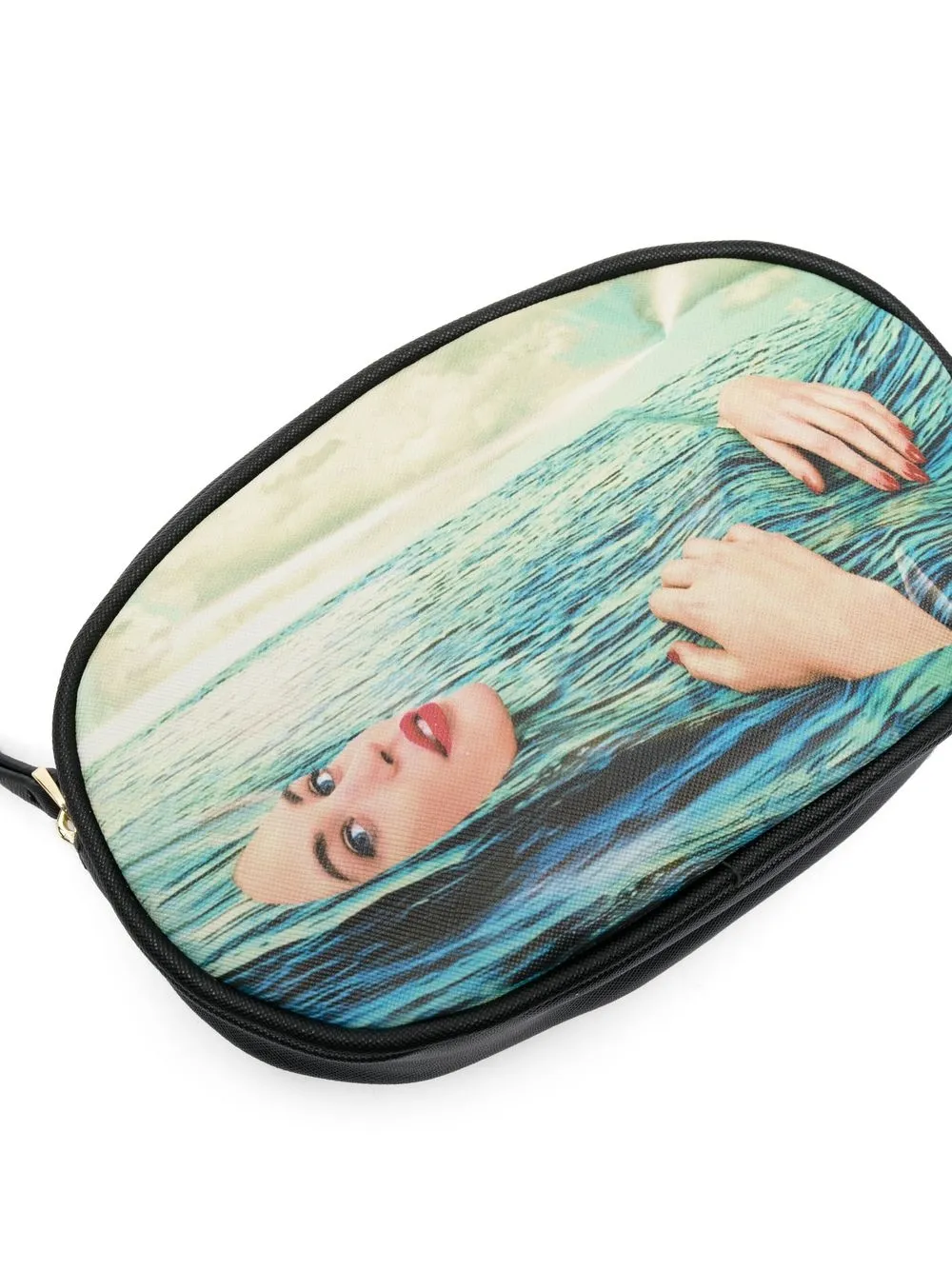 Seletti Toiletpaper Seagirl graphic-print Belt Bag | Black | FARFETCH