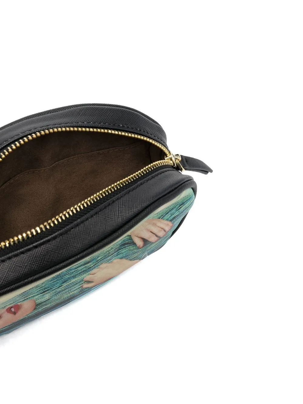 Seletti Toiletpaper Seagirl graphic-print Belt Bag | Black | FARFETCH