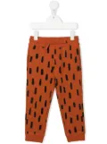 Stella McCartney Kids spot-print drawstring track pants - Brown