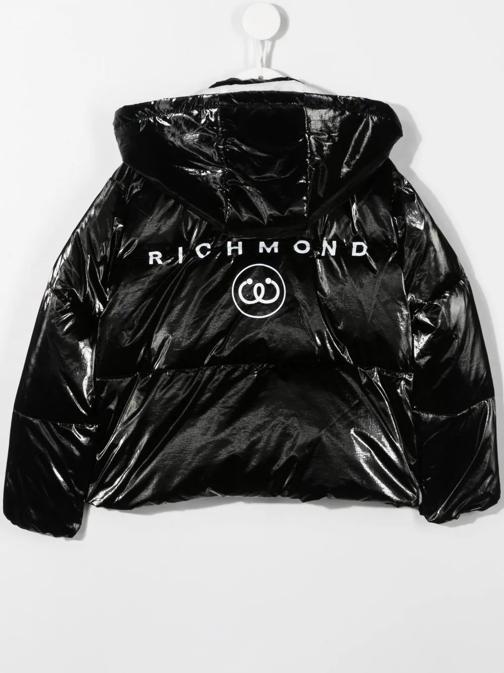 John Richmond Junior Jack met logoprint - Zwart