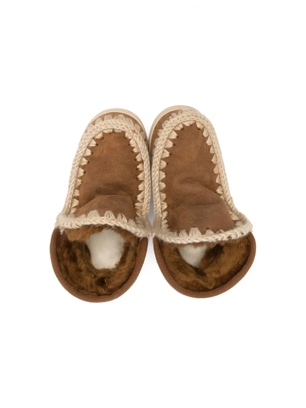  Mou Kids Eskimostiefel Aus Wildleder   Braun 