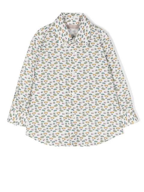 La Stupenderia graphic-print button-up shirt