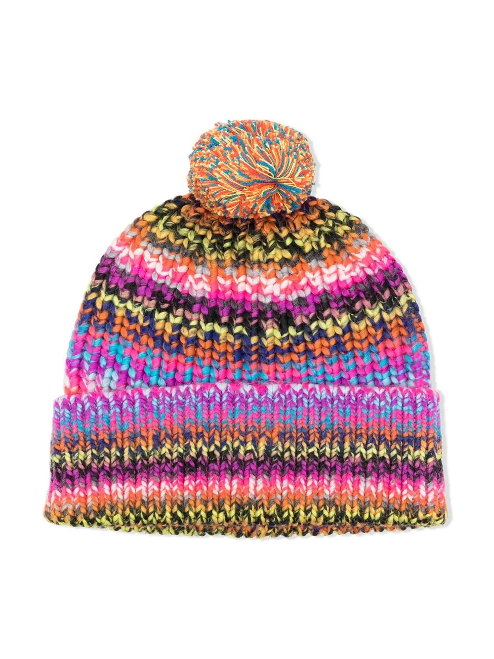 

Stella McCartney Kids gorro con pompón - Rosado