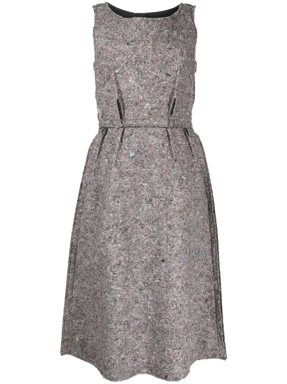 

Comme Des Garçons melange-effect A-line dress - Grey