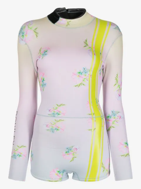 Cynthia Rowley traje de baño con estampado floral