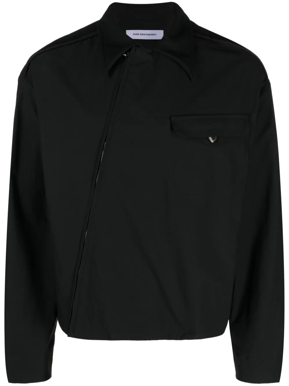 Kiko Kostadinov Murad Asymmetric zip-up Jacket - Farfetch