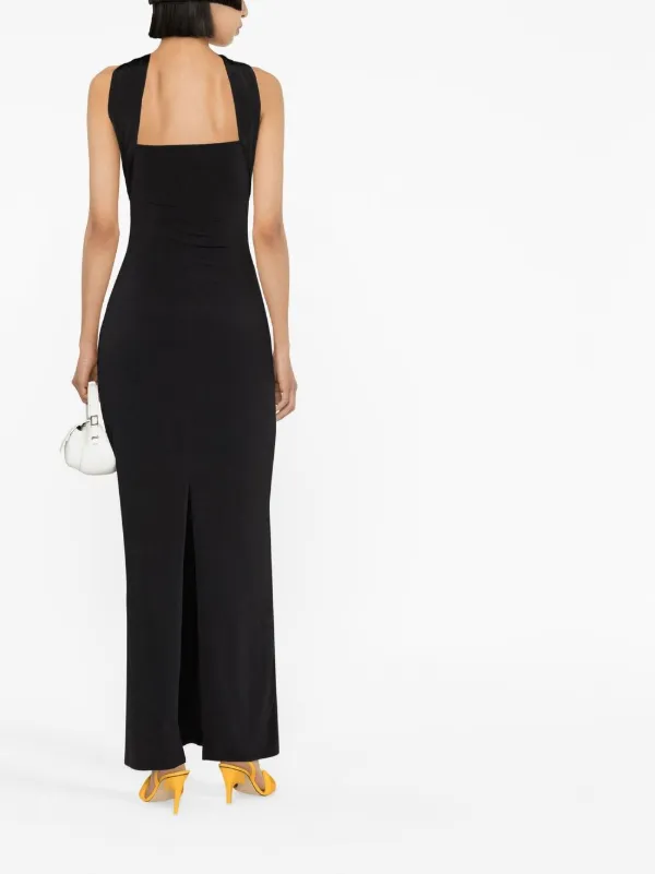 ワンピース THE ATTICO Woman Dress Black 250WCW00184VVV088AA 100 Black midi dress for Women | THE ATTICO®