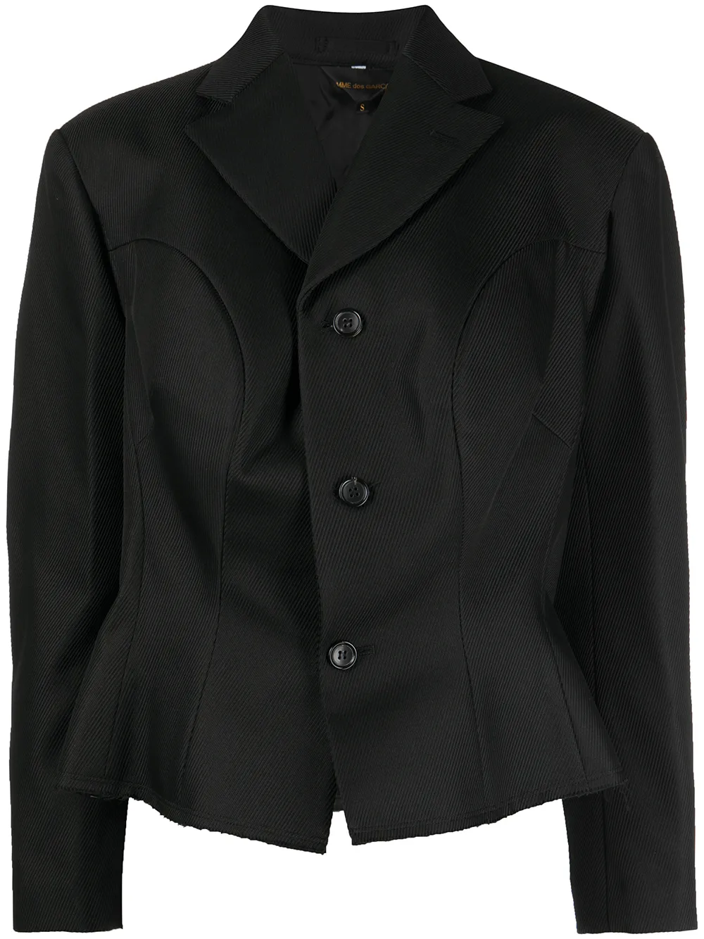 

Comme Des Garçons blazer con botones - Negro
