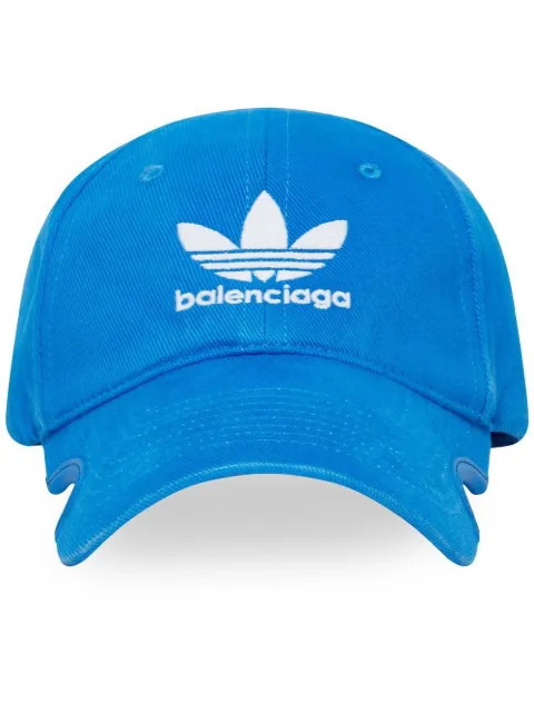 Balenciaga x adidas logo-embroidered cut-out cap