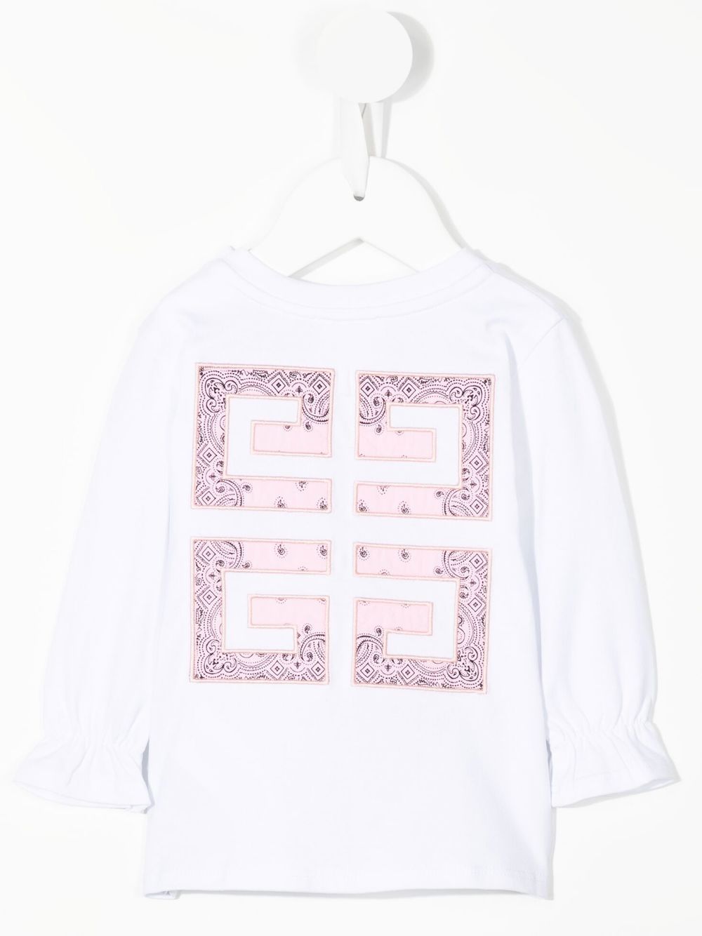 Givenchy Kids T-shirt met logoprint - Wit