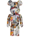 MEDICOM TOY x Andy Warhol x Jean Michel Basquiat BE@RBRICK 1000% figure - White