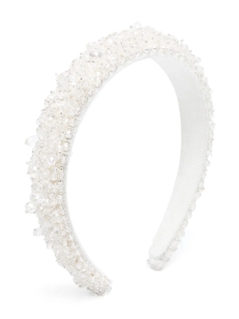 

Monnalisa bead-embellished head band - Neutrals