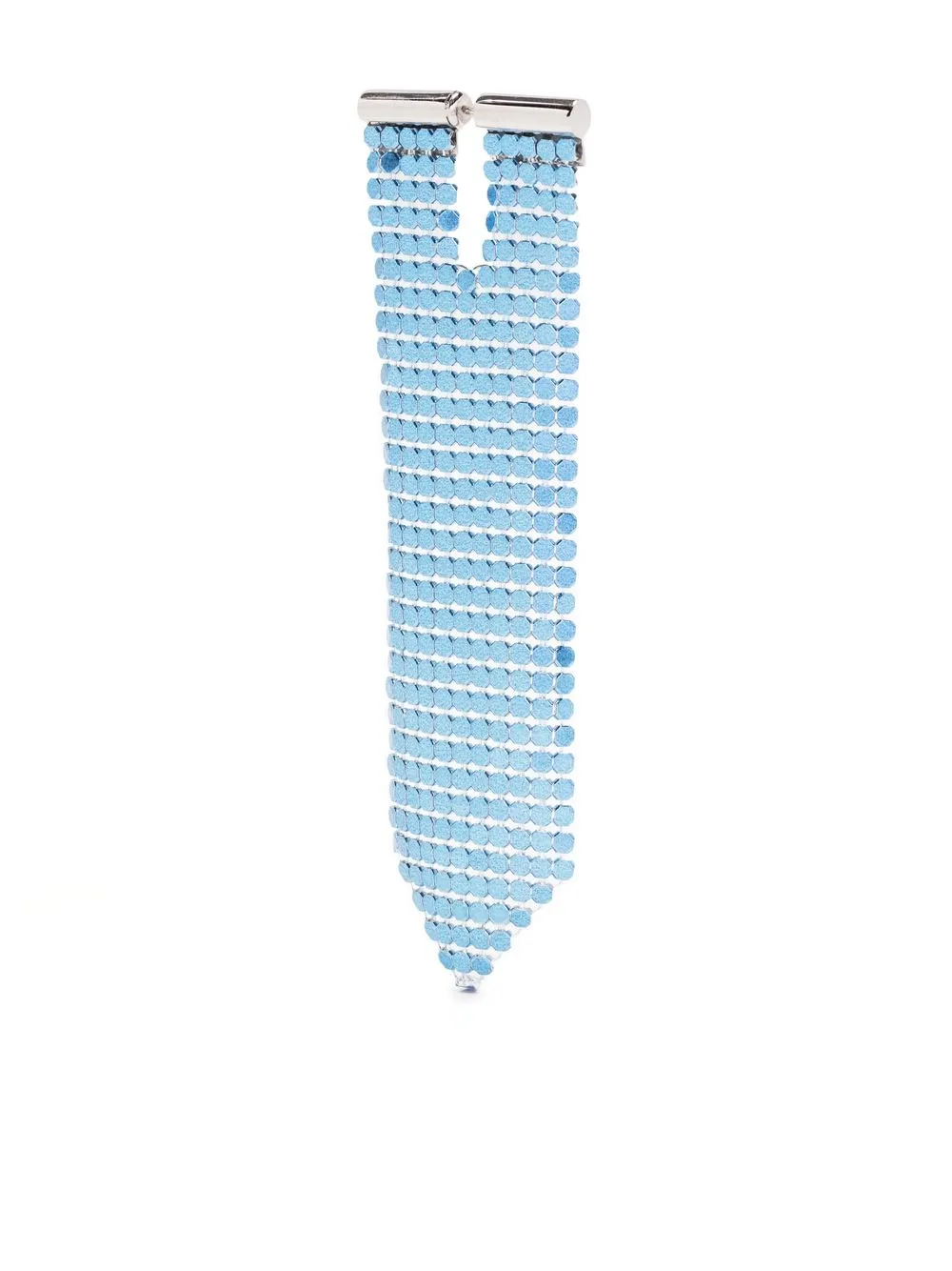 

Paco Rabanne chainmail drop earrings - Blue