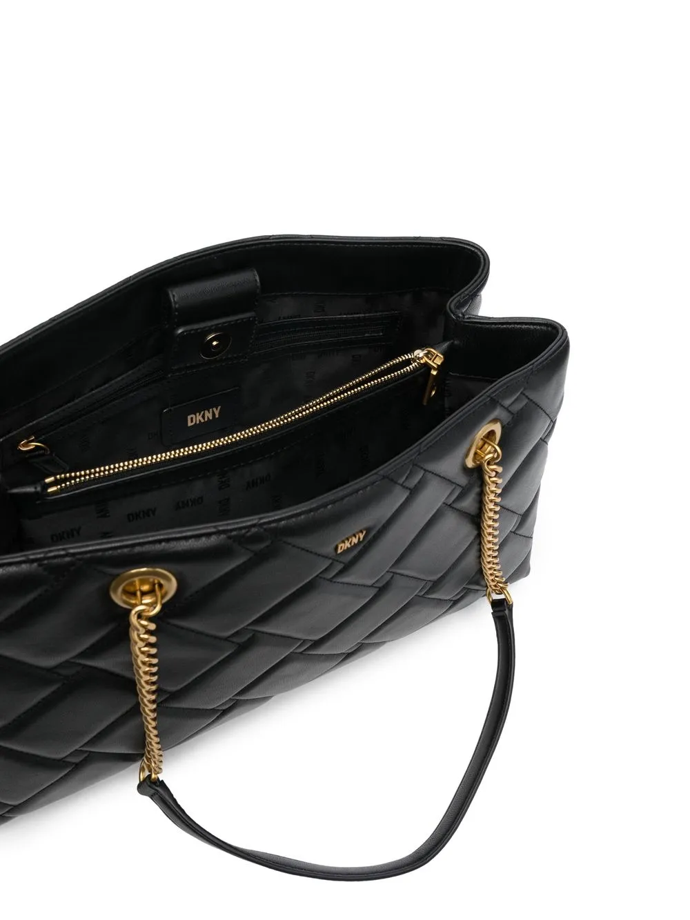 DKNY Quilted Leather Tote Bag Farfetch