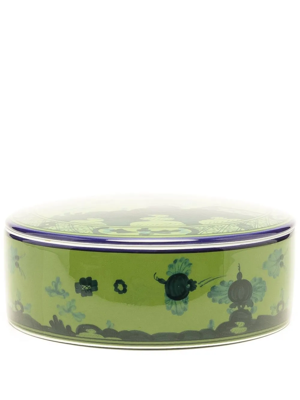 

GINORI 1735 Oriente Italiano round box - Green