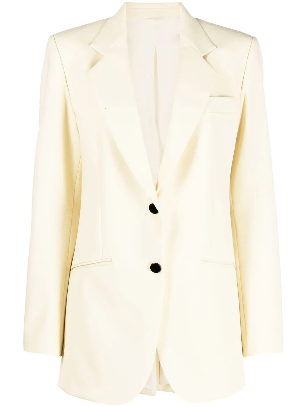

Del Core single-breasted virgin wool blazer - Yellow