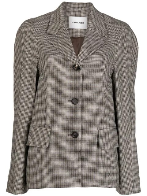 Low Classic oversized check blazer