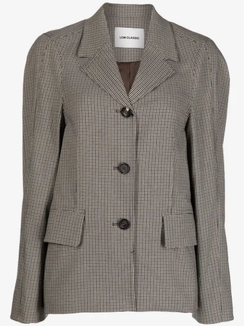 Low Classic oversized check blazer
