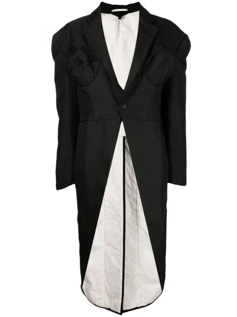 panelled design tailcoat