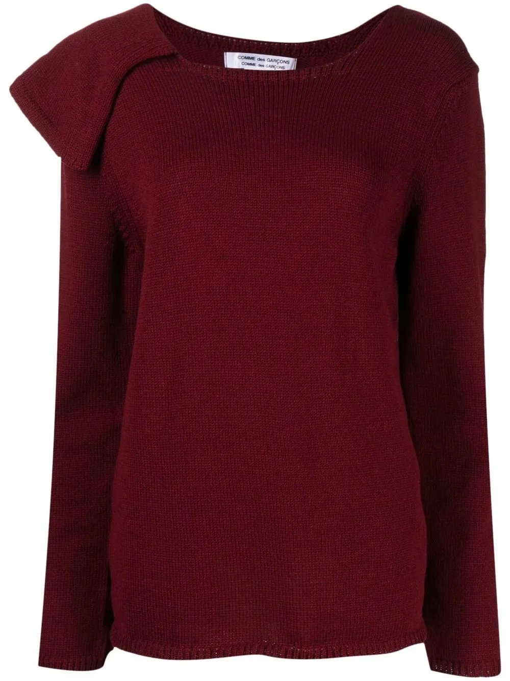 

Comme Des Garçons Comme Des Garçons ruffle pullover jumper - Red