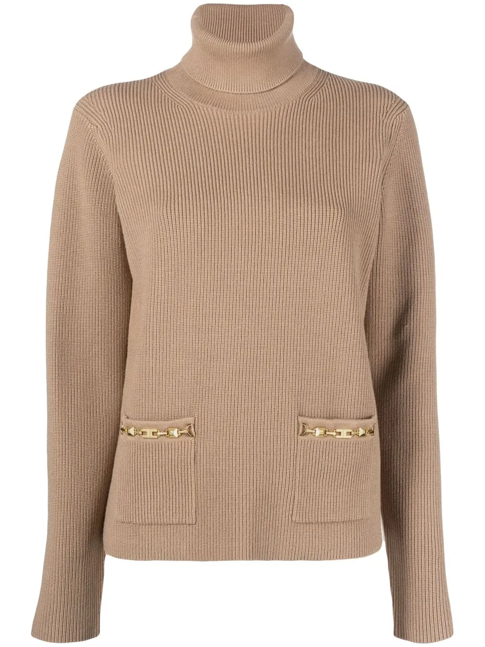 

Elisabetta Franchi suéter con cuello vuelto - Neutro