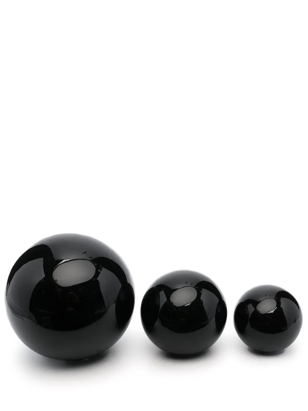 

Bosa decorative ceramic sphere (set of 3) - Black