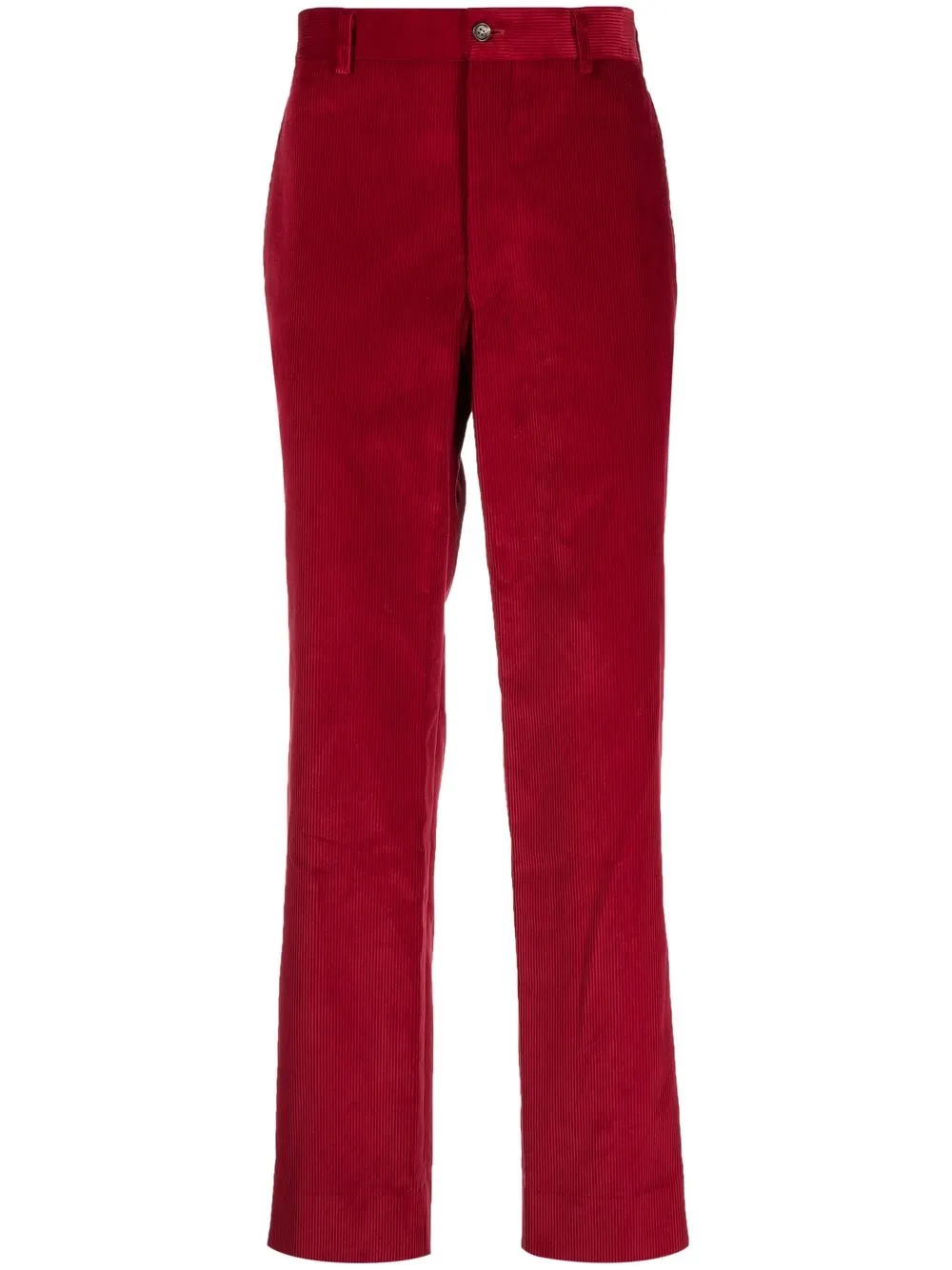 

Comme Des Garçons Homme Plus pantalones rectos con bolsillos - Rojo