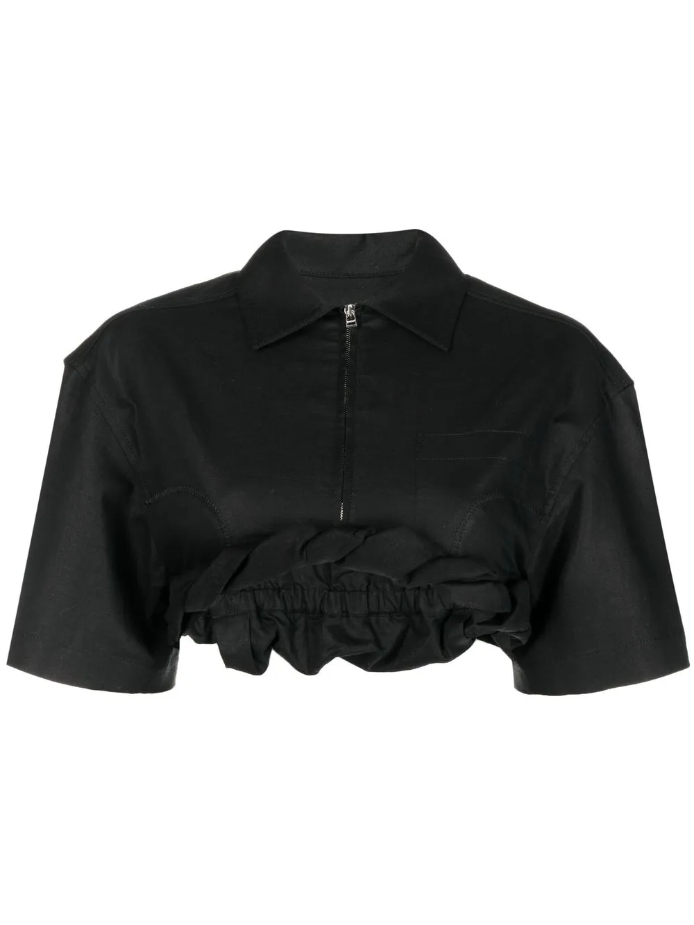 

Jacquemus camisa corta con cierre - Negro